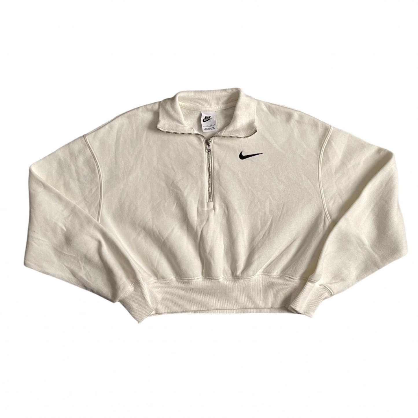 Women's Nike Crop Half-Zip Crewneck (S)