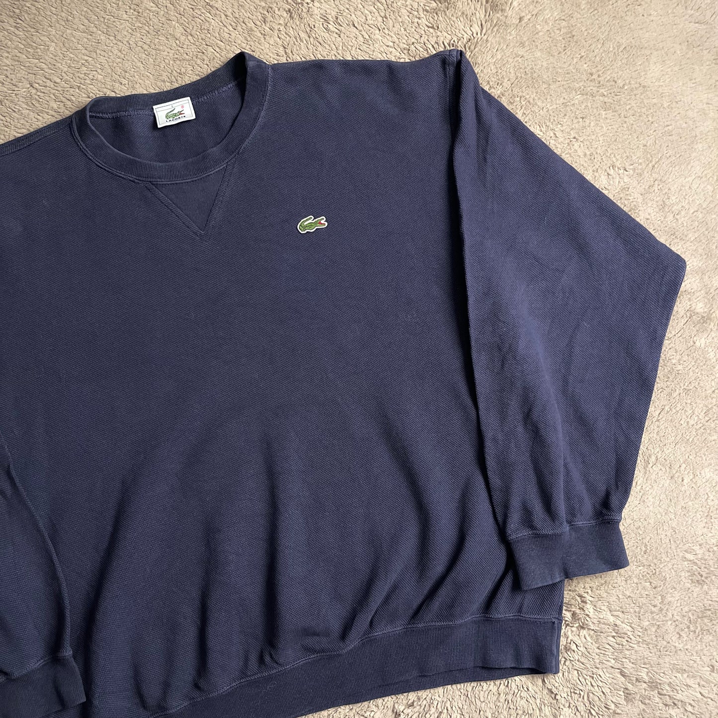 Lacoste Navy Blue Crewneck (L)