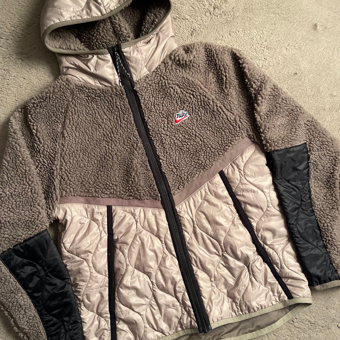 Nike Sportswear Heritage Fleece Hoodie Jacket (XL)