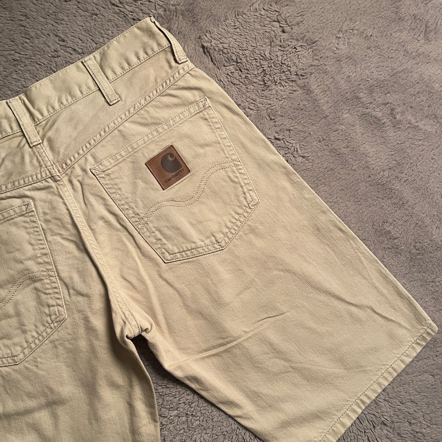 Carhartt Cream Jorts (W28)