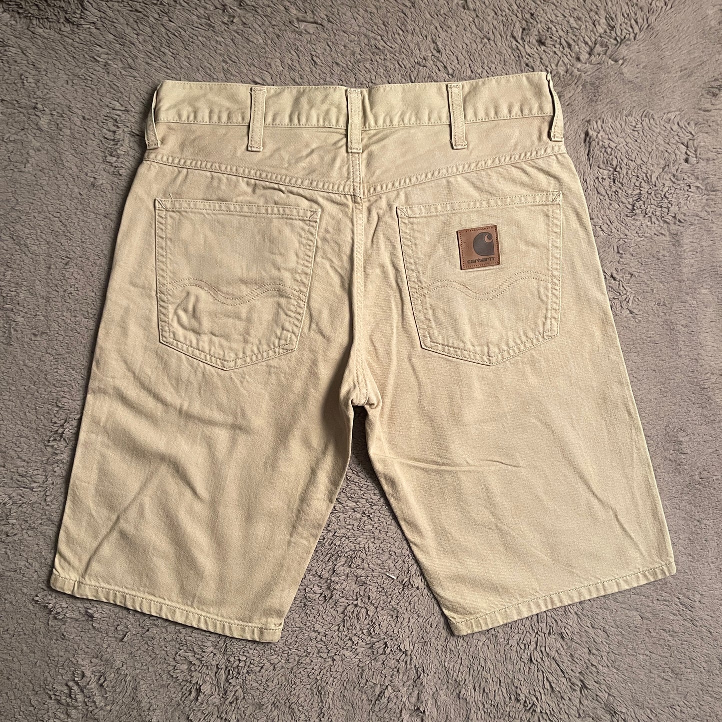 Carhartt Cream Jorts (W28)