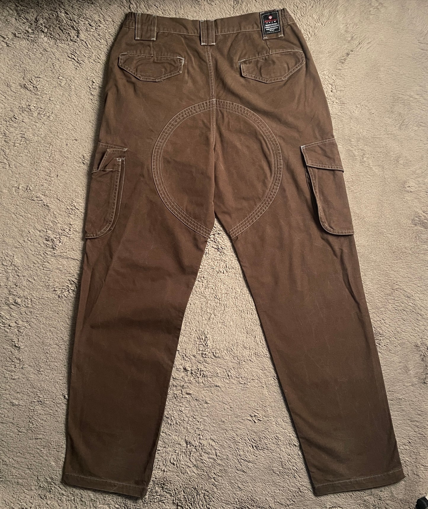 Murphy & NYE Crew Chocolate Brown Cargo Pants (W30)