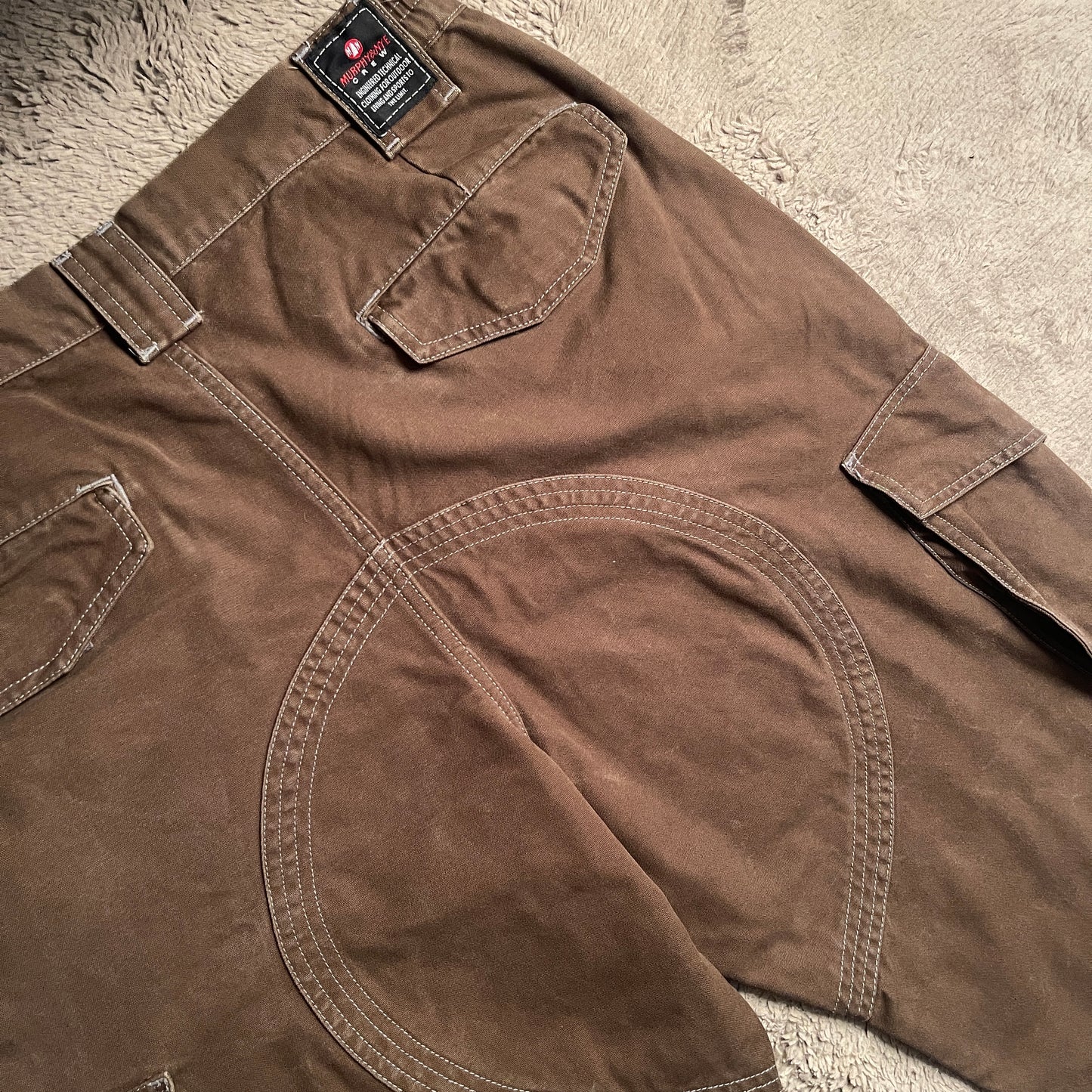Murphy & NYE Crew Chocolate Brown Cargo Pants (W30)