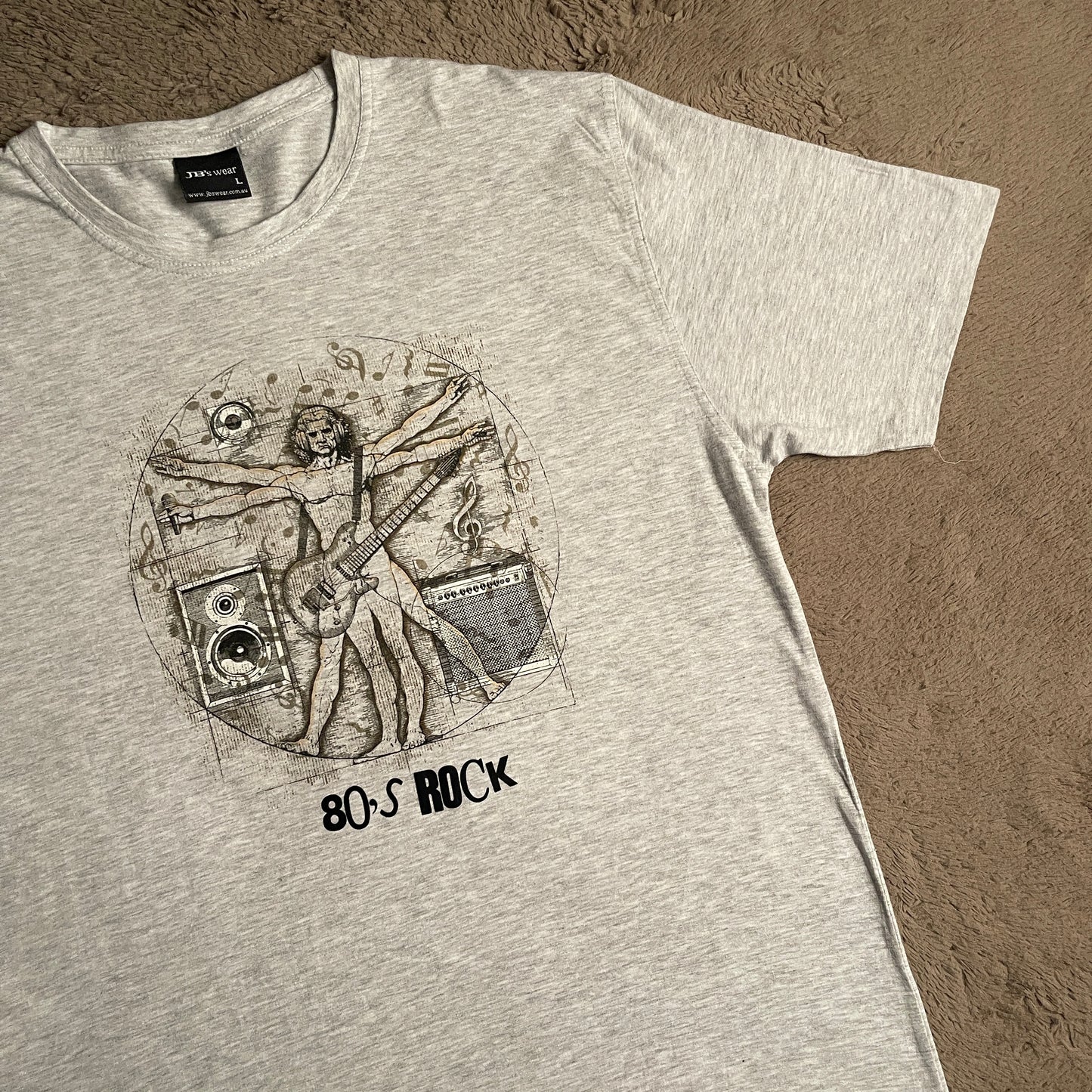 Davinci Music Man '80's Rock' Graphic Tee (L)