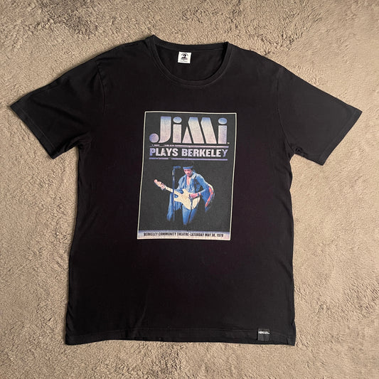 Jimi Hendrix Plays in Berkeley Tour Tee (2XL)