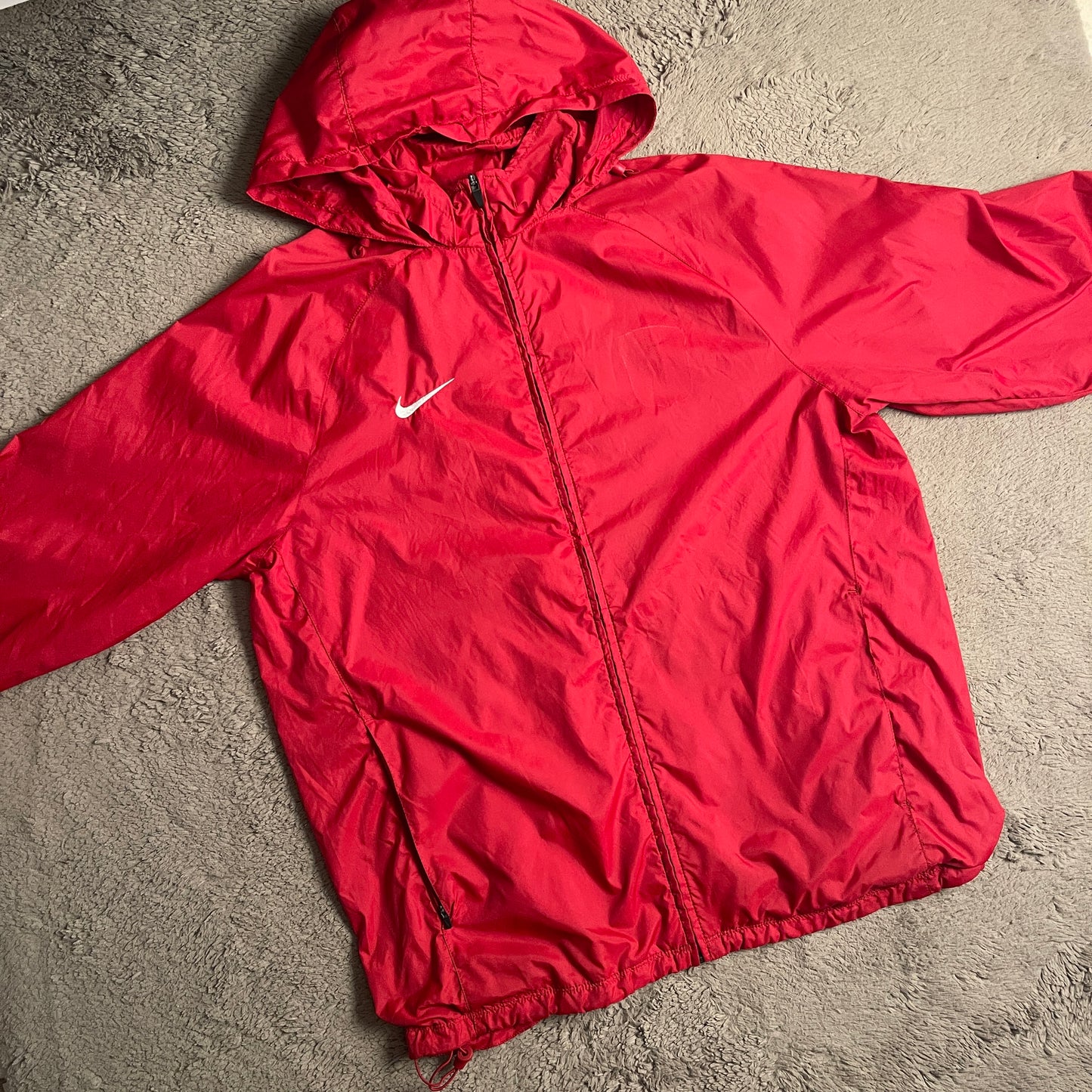 Nike Red Windbreaker Jacket (L)