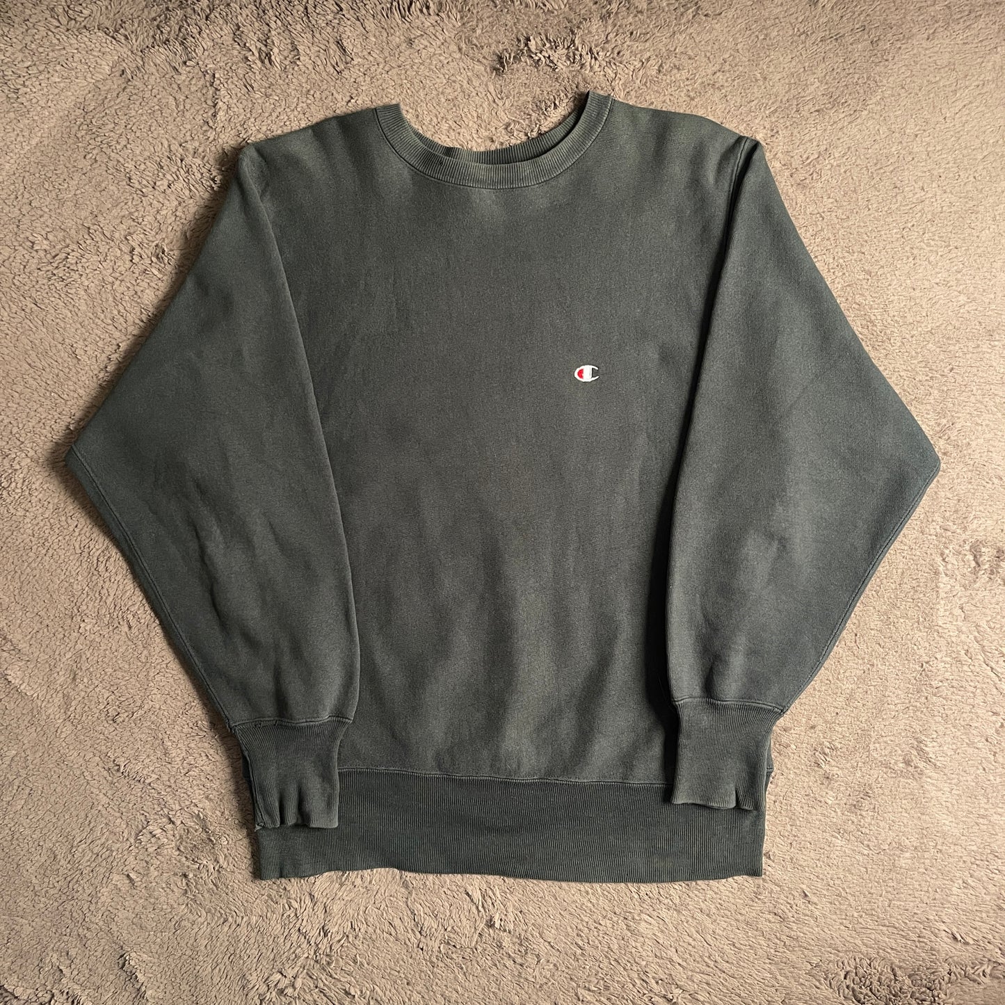 Champion Army Green Crewneck (L)