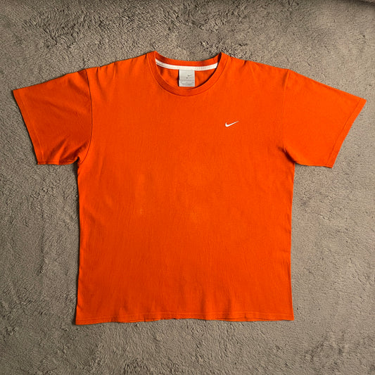 Nike Burnt Orange Side Swoosh Tee (L)