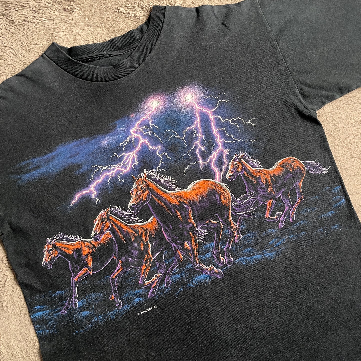 1992 California Horse Habitat Thunder Tee (XL)