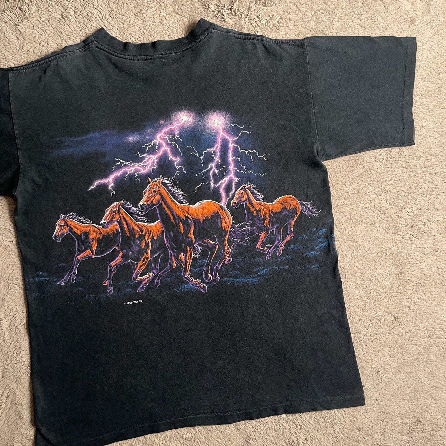 1992 California Horse Habitat Thunder Tee (XL)