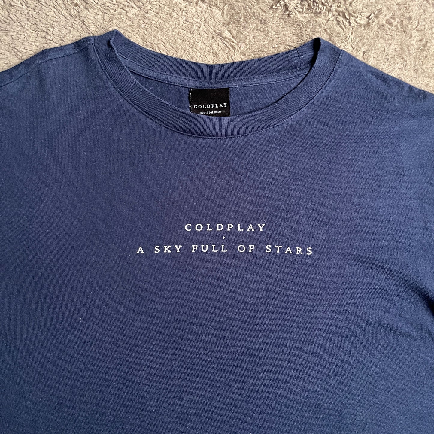 Coldplay Tour Merch Tee (L)