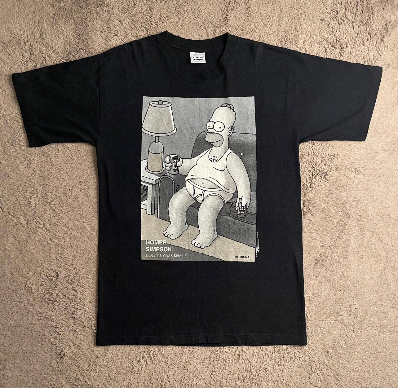 1995 Stanley Desantis Homer Simpson Vintage Tee (2XL)