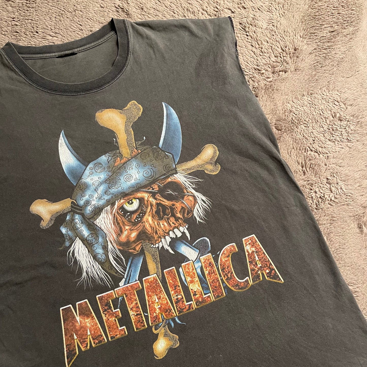 Metallica Cut Sleeves Tee (2XL)