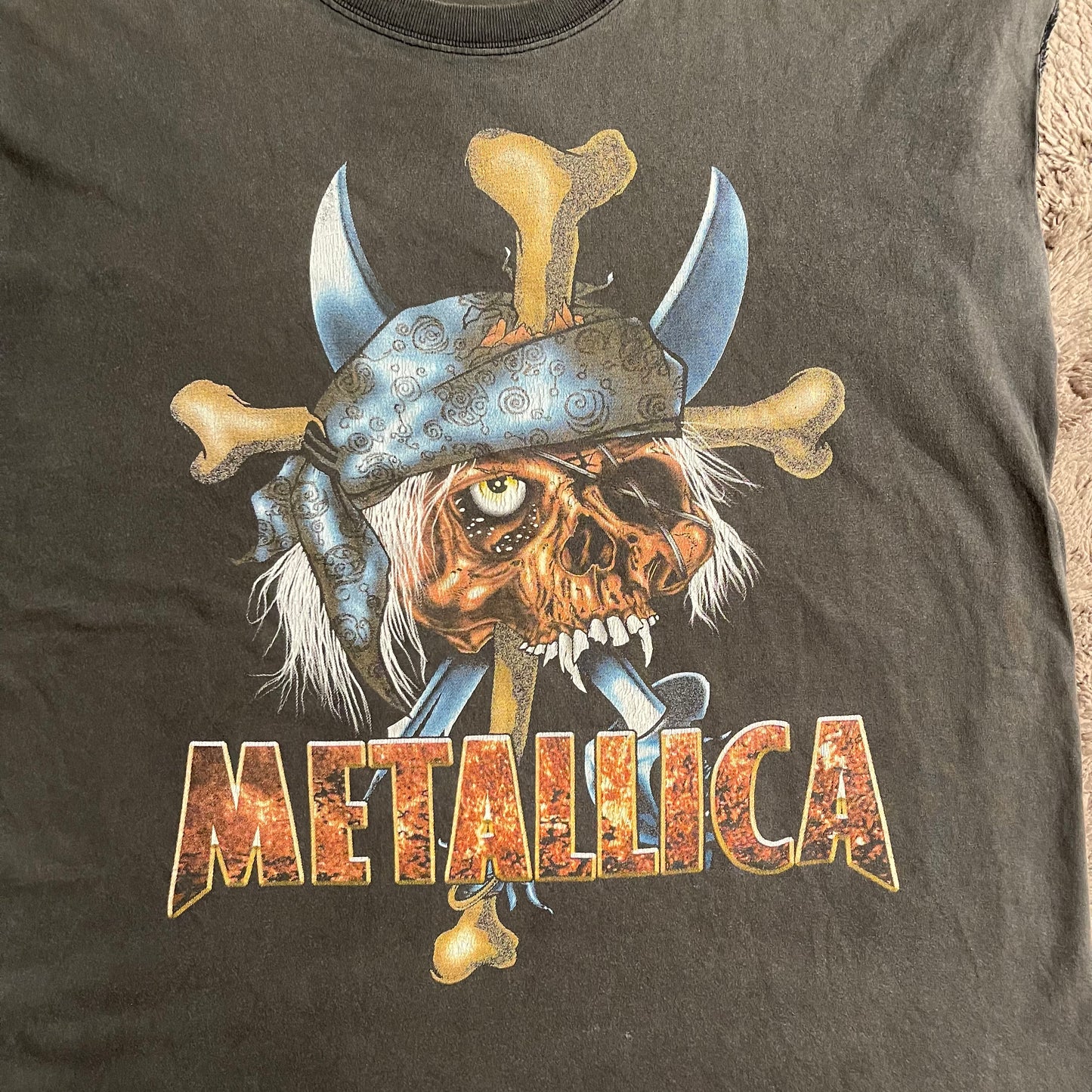 Metallica Cut Sleeves Tee (2XL)