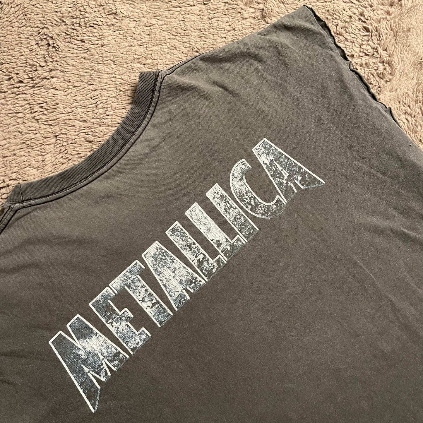 Metallica Cut Sleeves Tee (2XL)