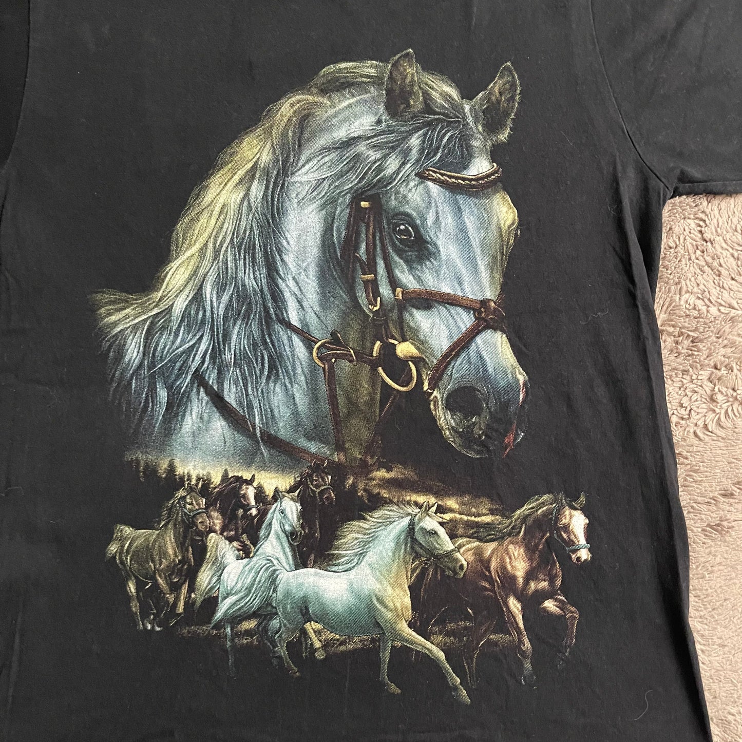Horse Print Tee (M)