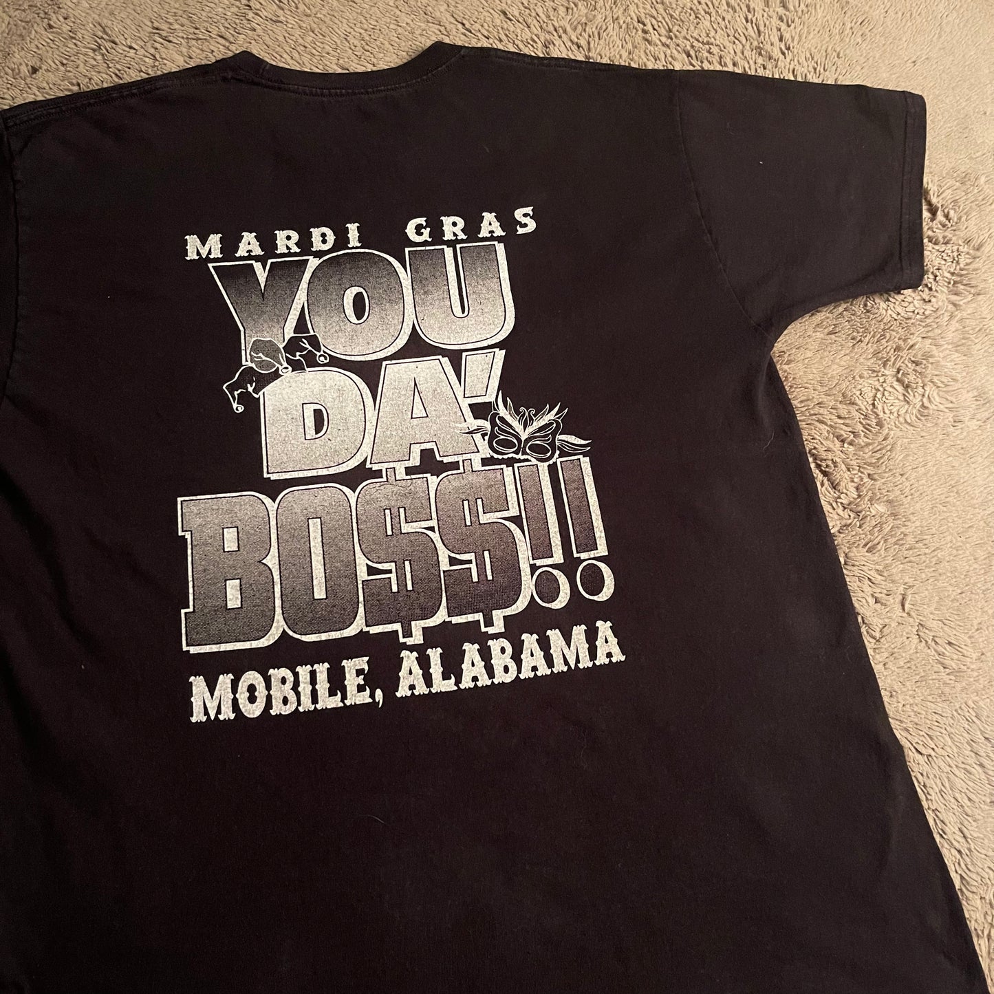 MARDI GRAS "You Da Bo$$!!" Tee (L)