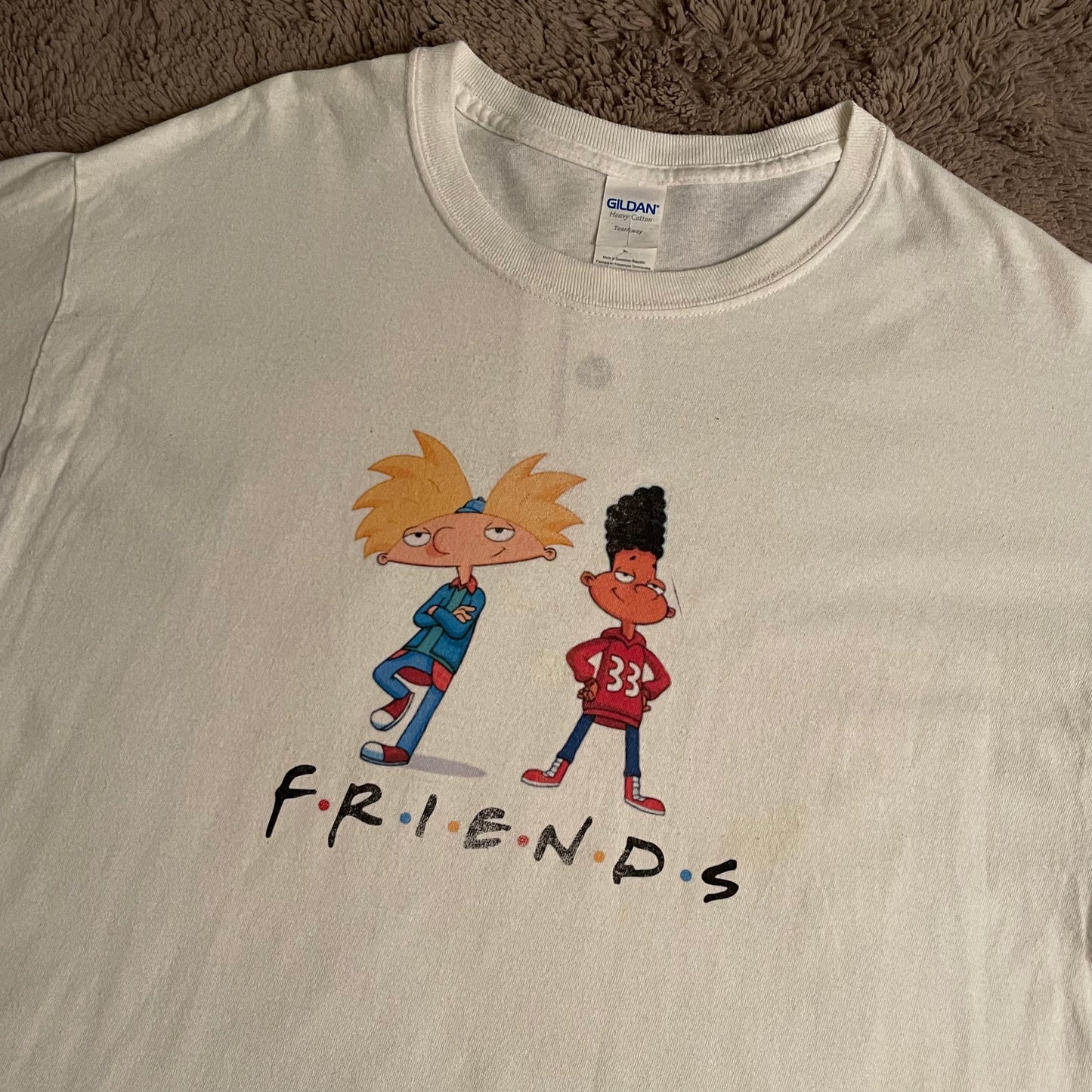 90s Hey Arnold! x F.R.I.E.N.D.S Tee (L)