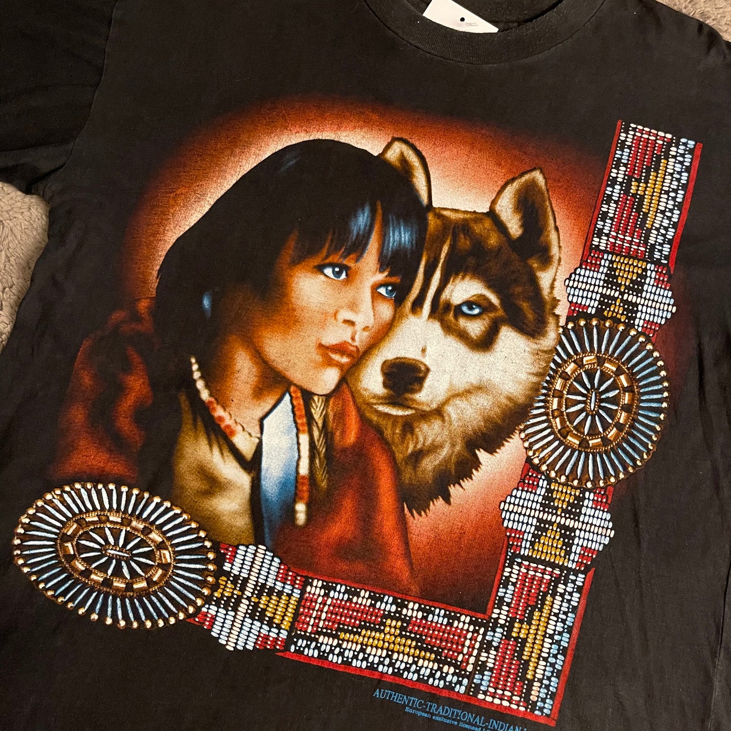 Traditional-Indian Label Tee (S-M)