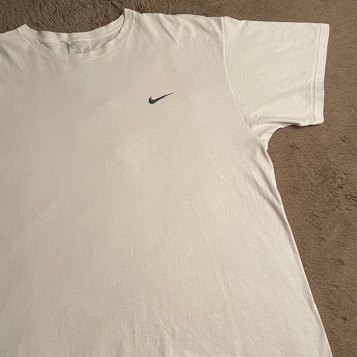 Nike Swoosh White Tee (XL)