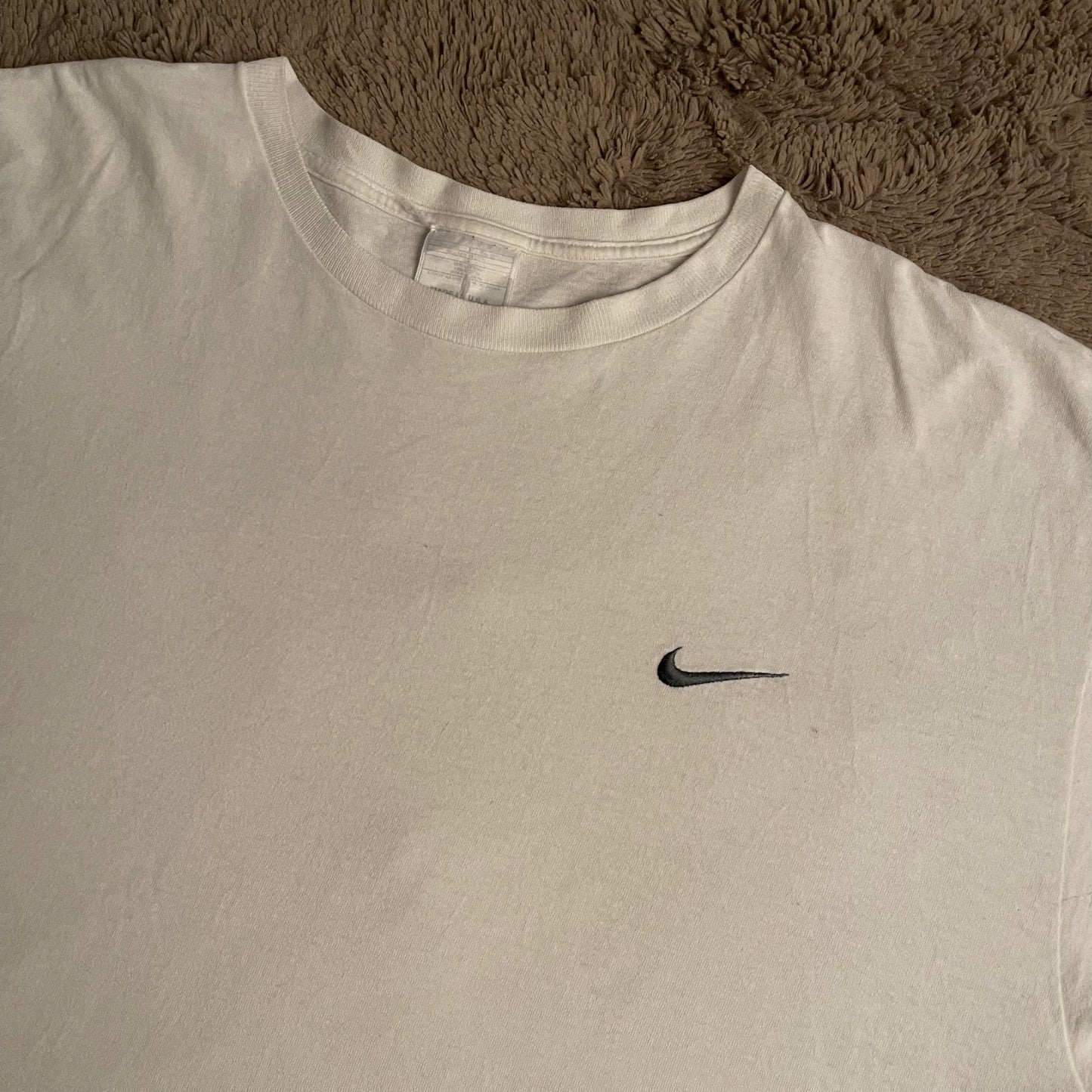 Nike Swoosh White Tee (XL)