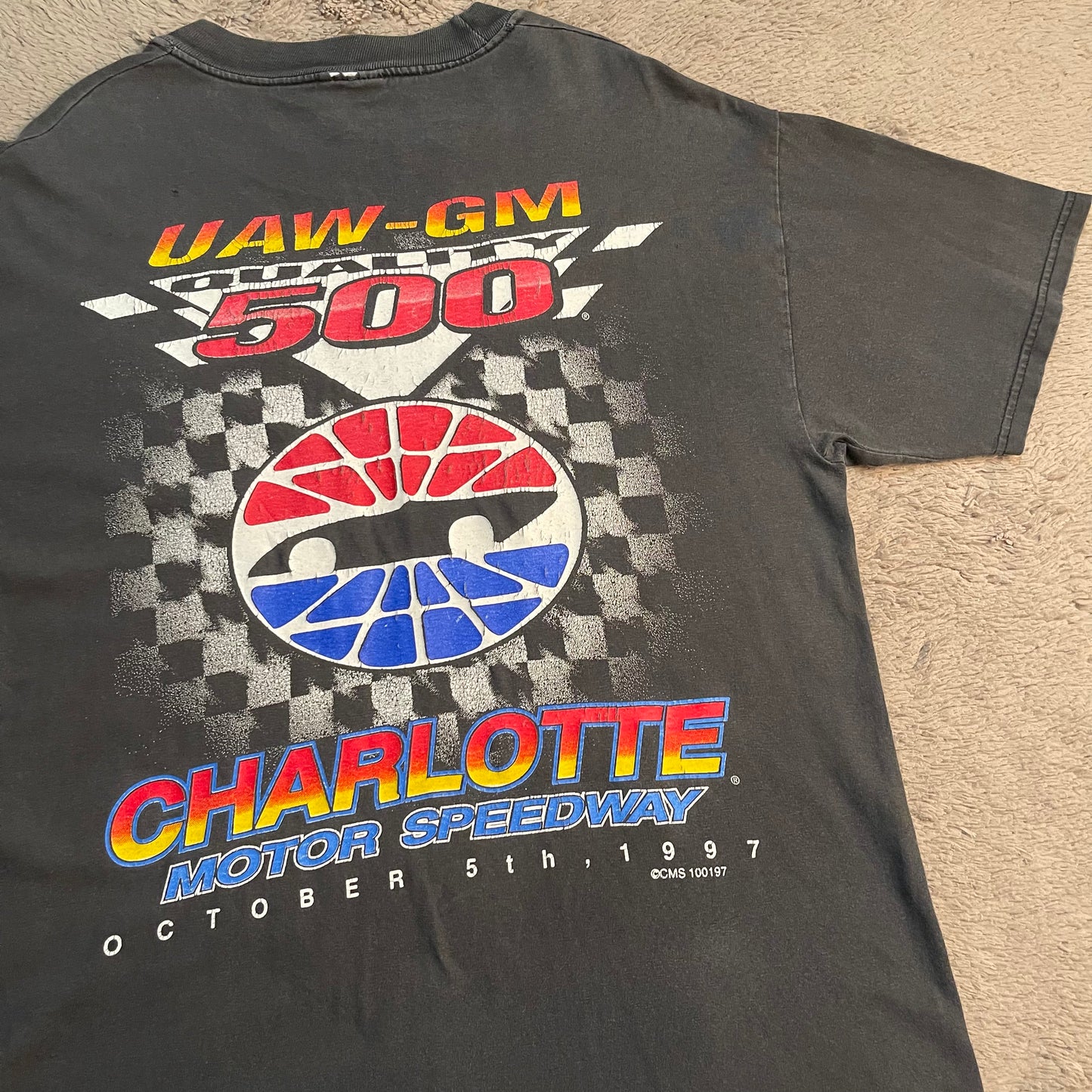 1997 UAW-GM Quality 500 Car Tee (L)