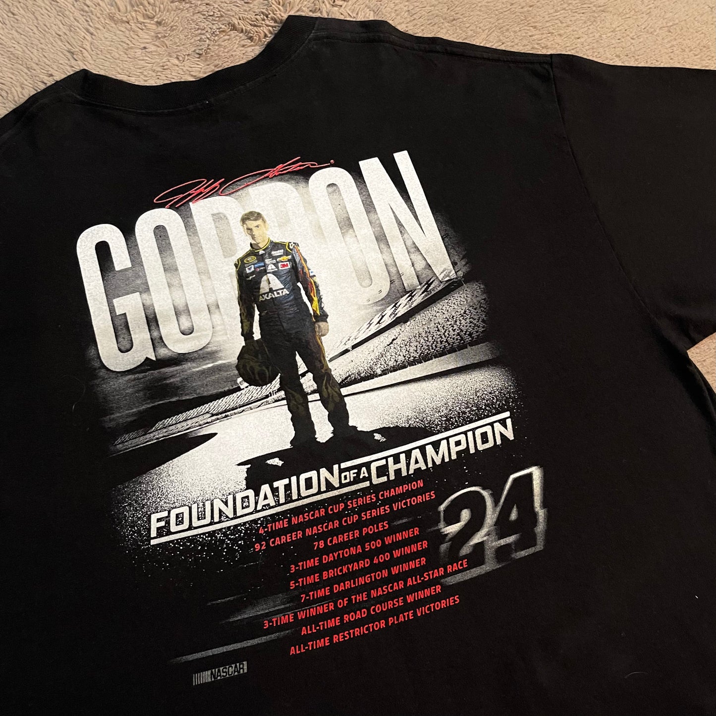 NASCAR Jeff Gordon "Foundation of a Champion" Tee (2XL)