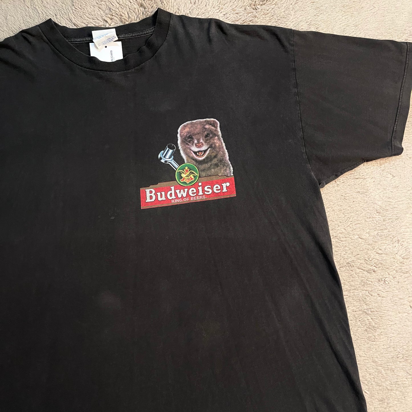 Vintage 1998 Budweiser The Ferret & Lizard Tee (2XL)