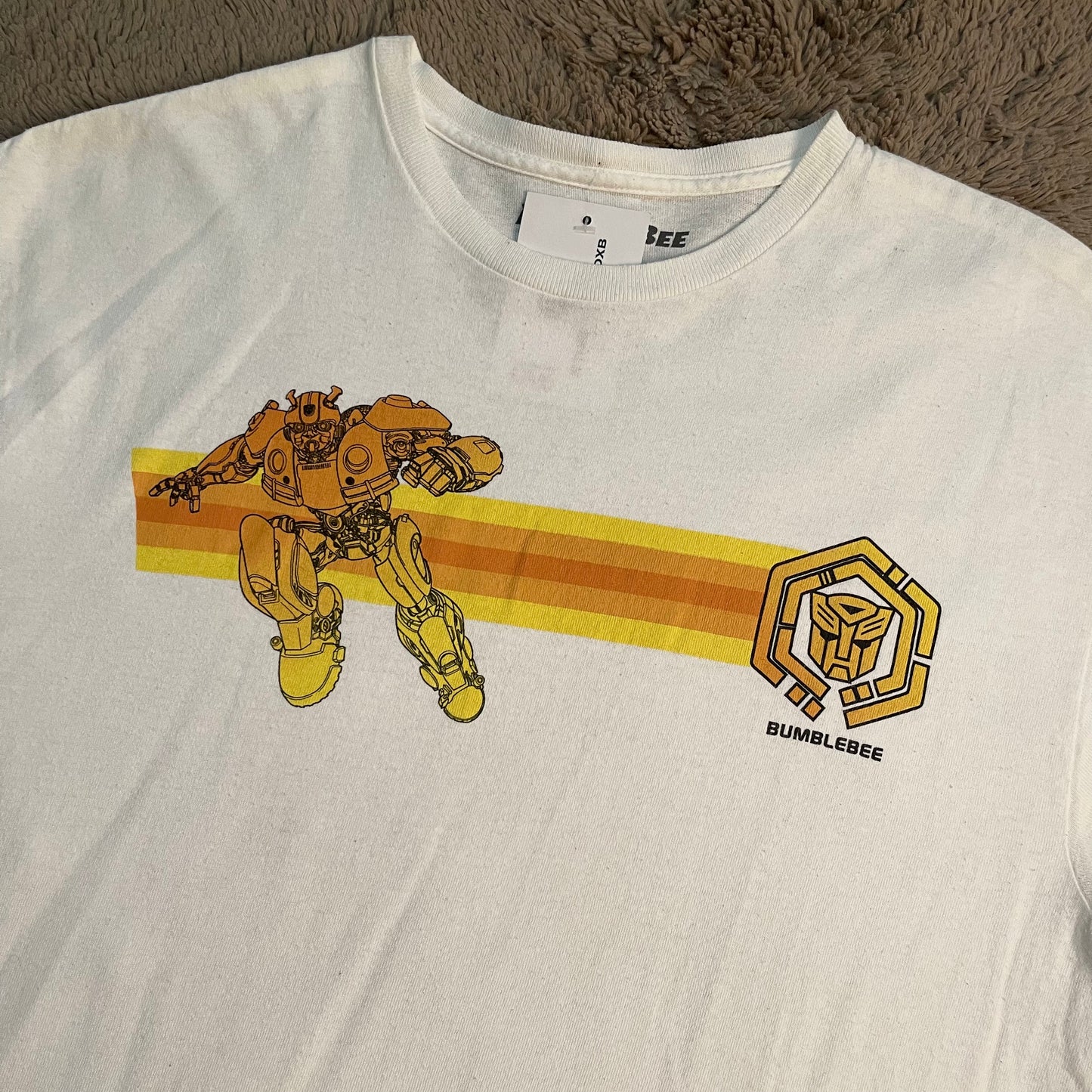 Transformer's Bumblebee Standing Line Action Tee (L)