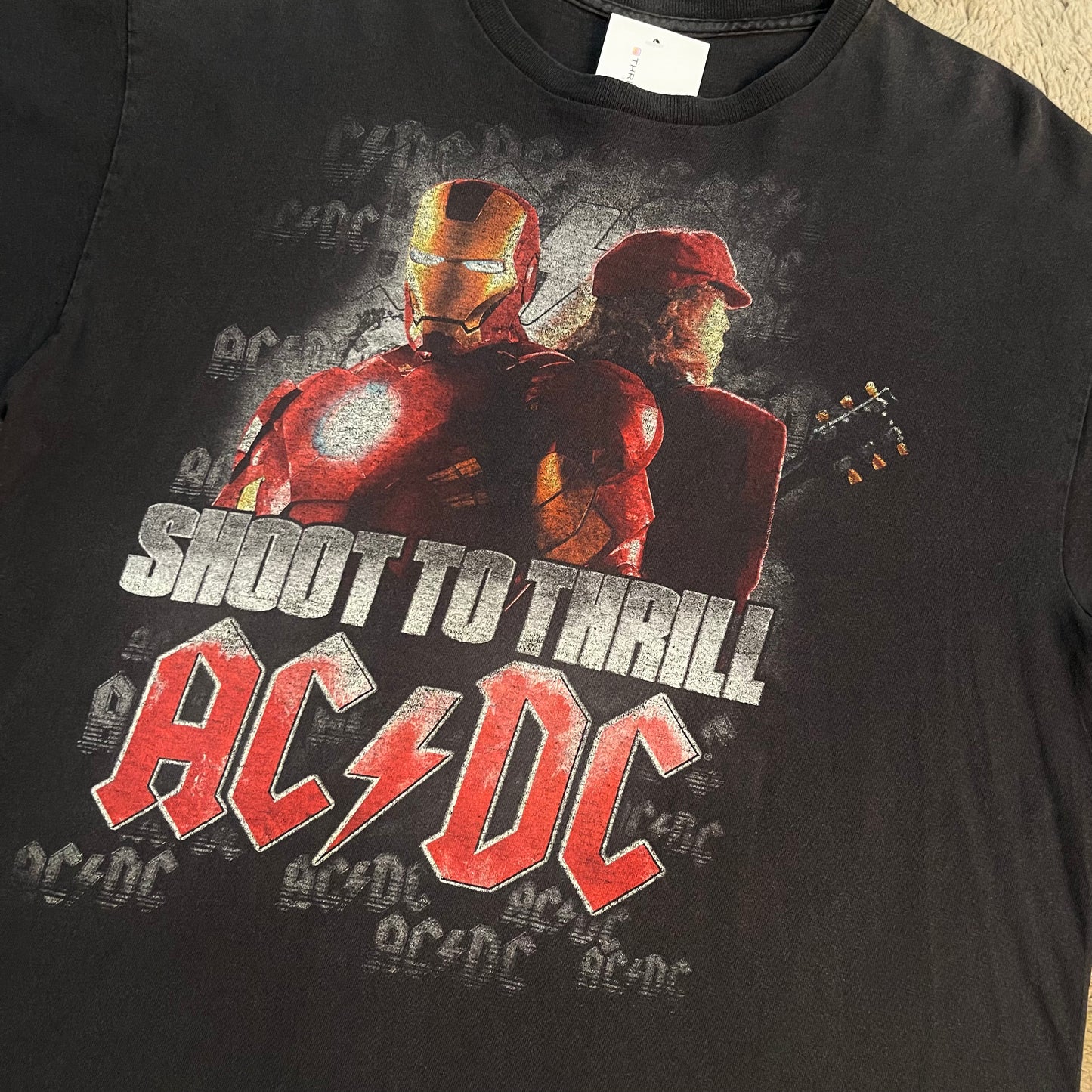 AC/DC x Iron Man 2 "Shoot To Thrill" Tee (L)