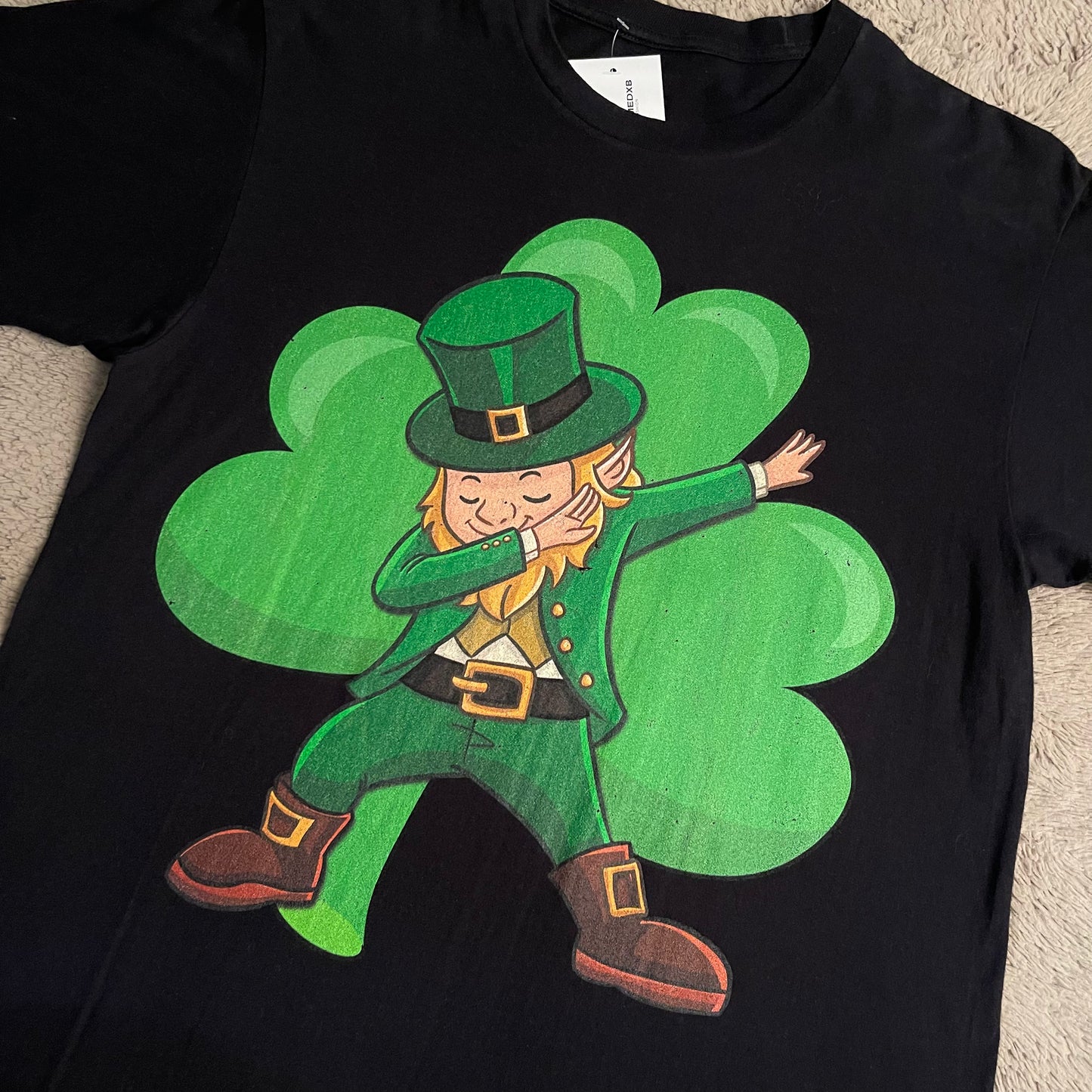 St. Patrick's Day Character Dabbing Tee (L)