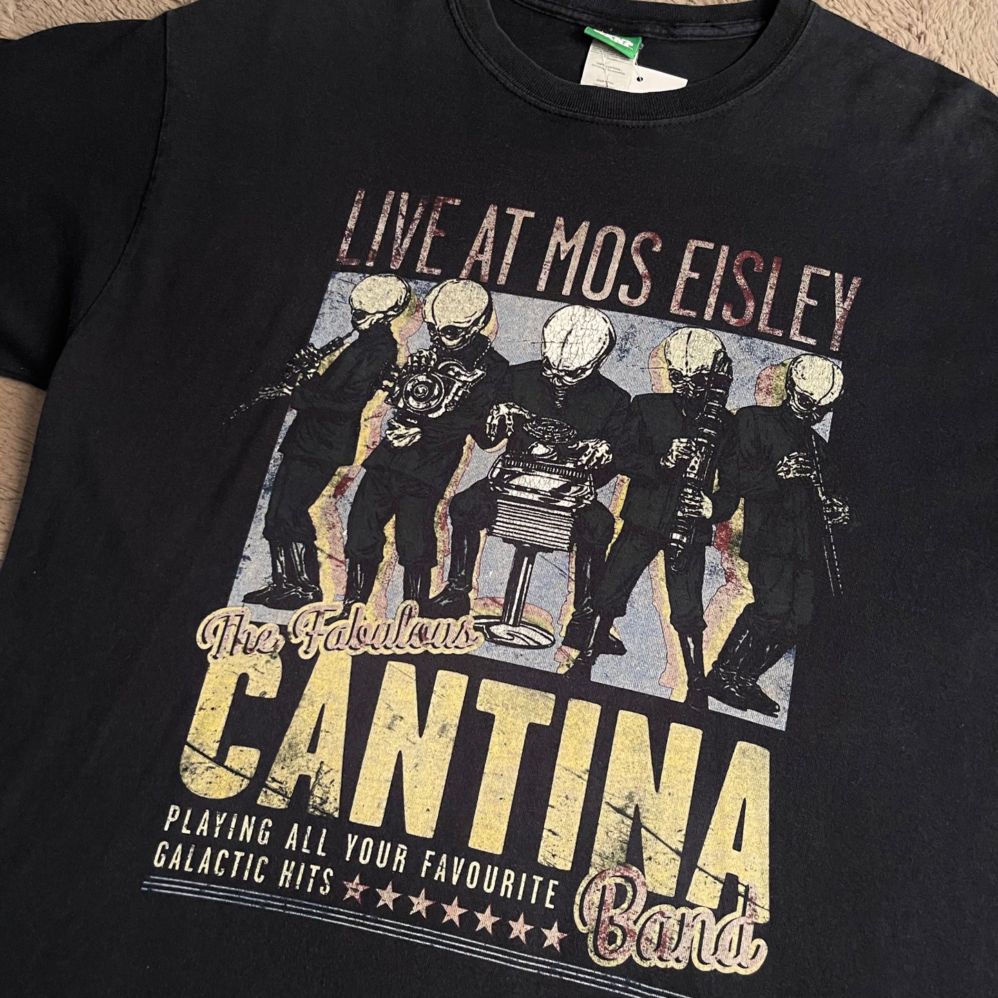Star Wars The Cantina Band Live at Los Eisley Tee (L)