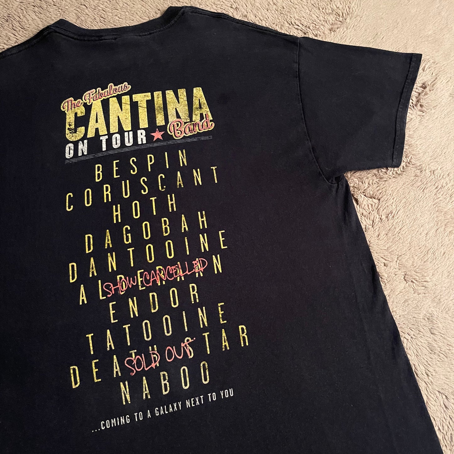 Star Wars The Cantina Band Live at Los Eisley Tee (L)