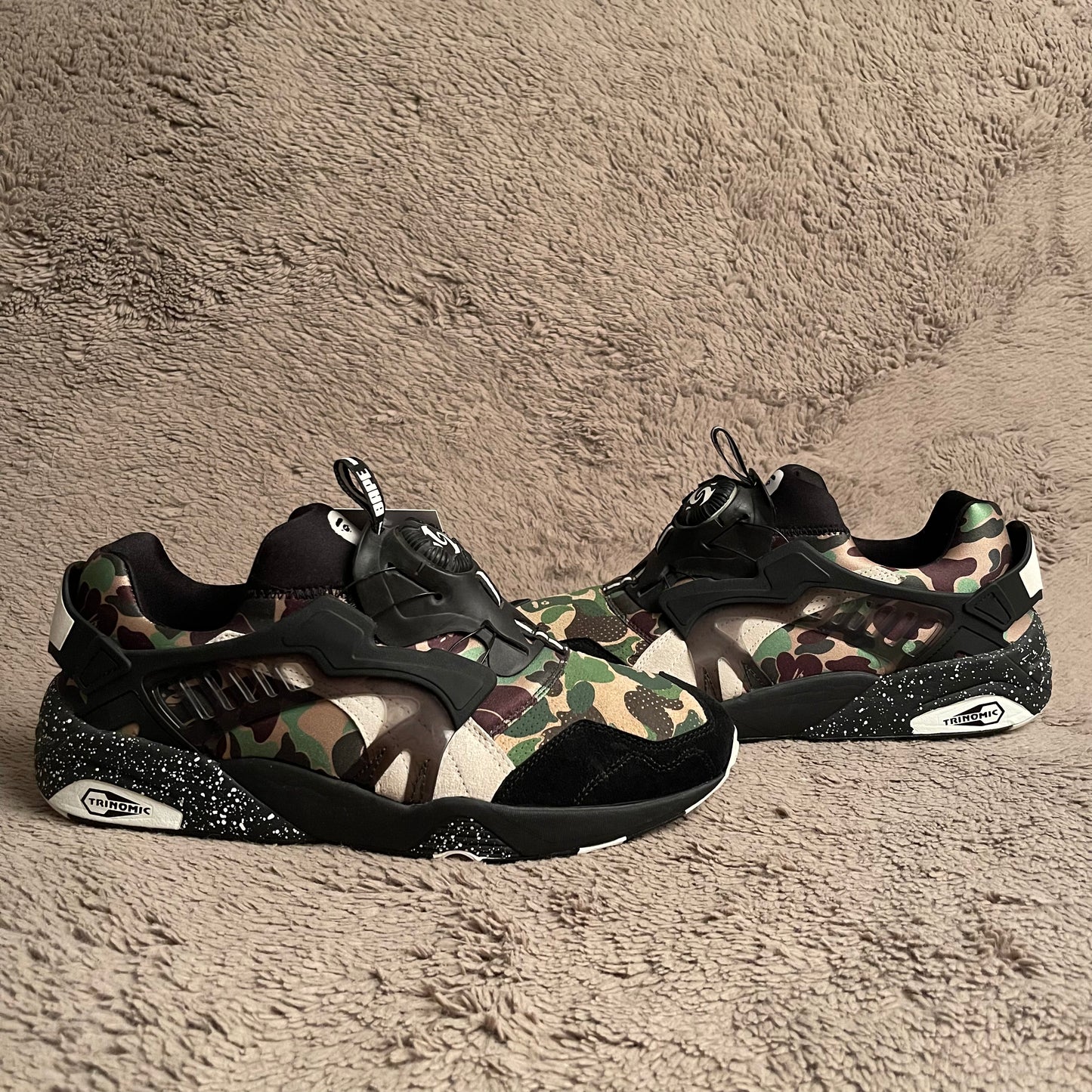 Puma A Bathing Ape x Disc Blaze "Camo" Sneakers