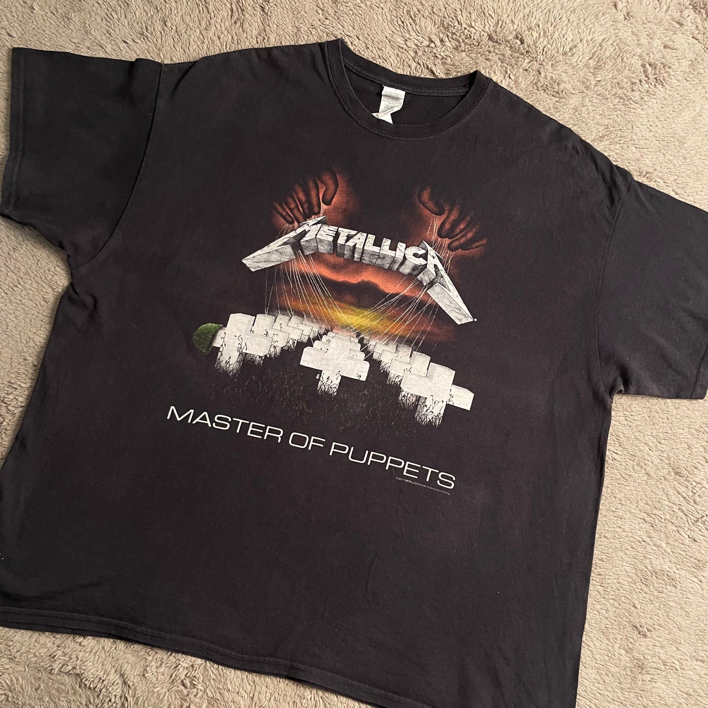 Metallica Master of Puppets 1986 Tour Tee (2XL)