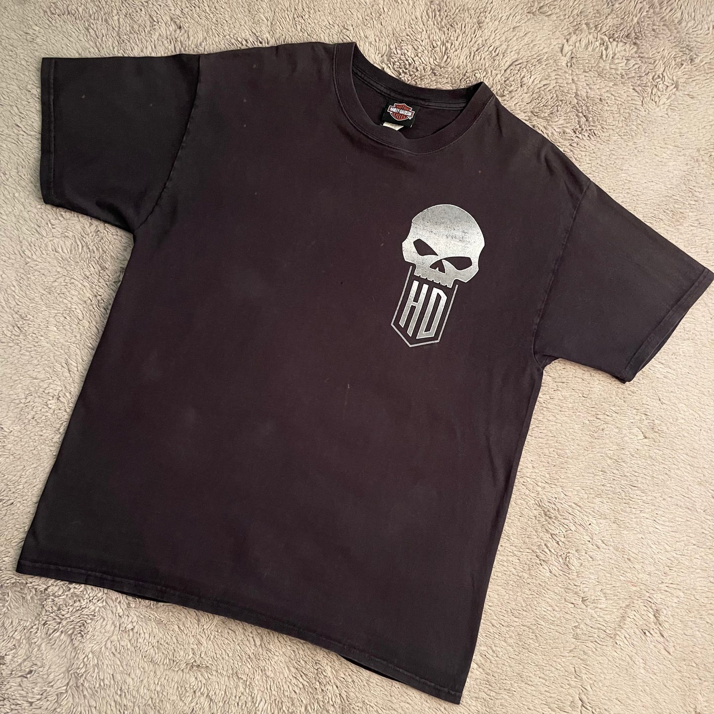 Harley Davidson Scotland Skull Tee (L)