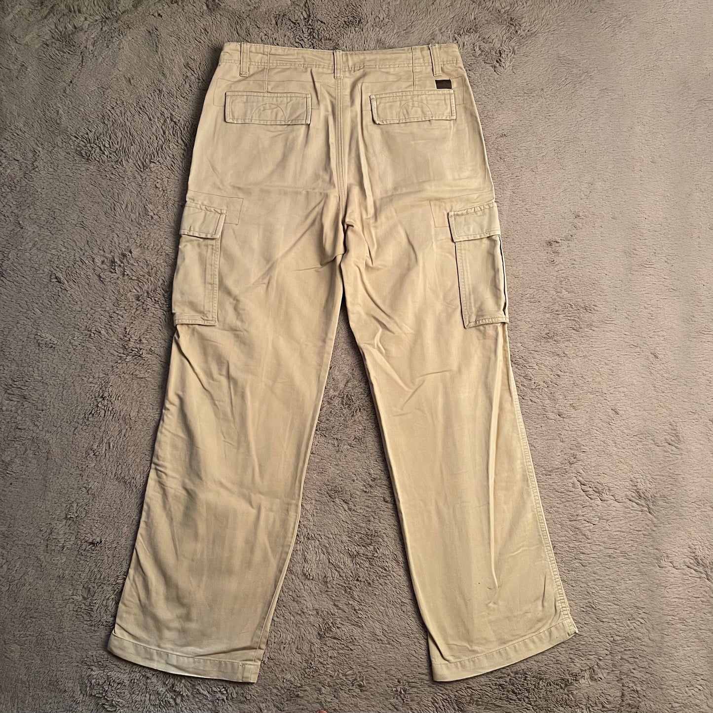 Bershka Light Beige Cargo Pants (W34/L42)