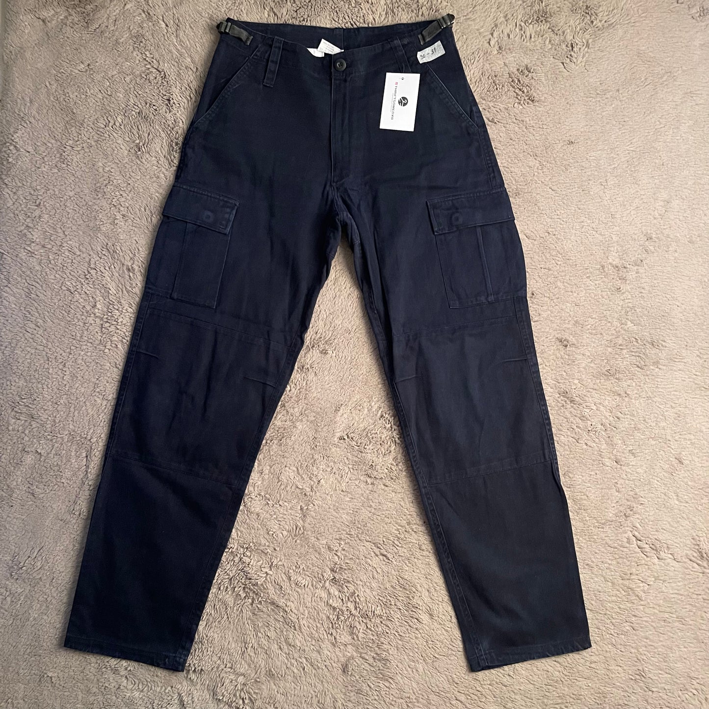 Navy Blue Cargo Pants (W30/L39)
