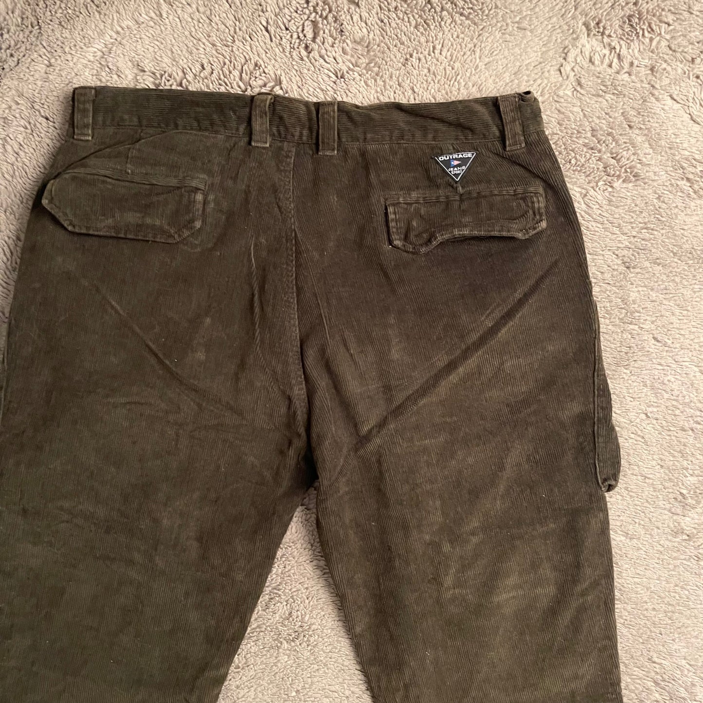 Outrage Corduroy Cargo Pants (W36/L43)