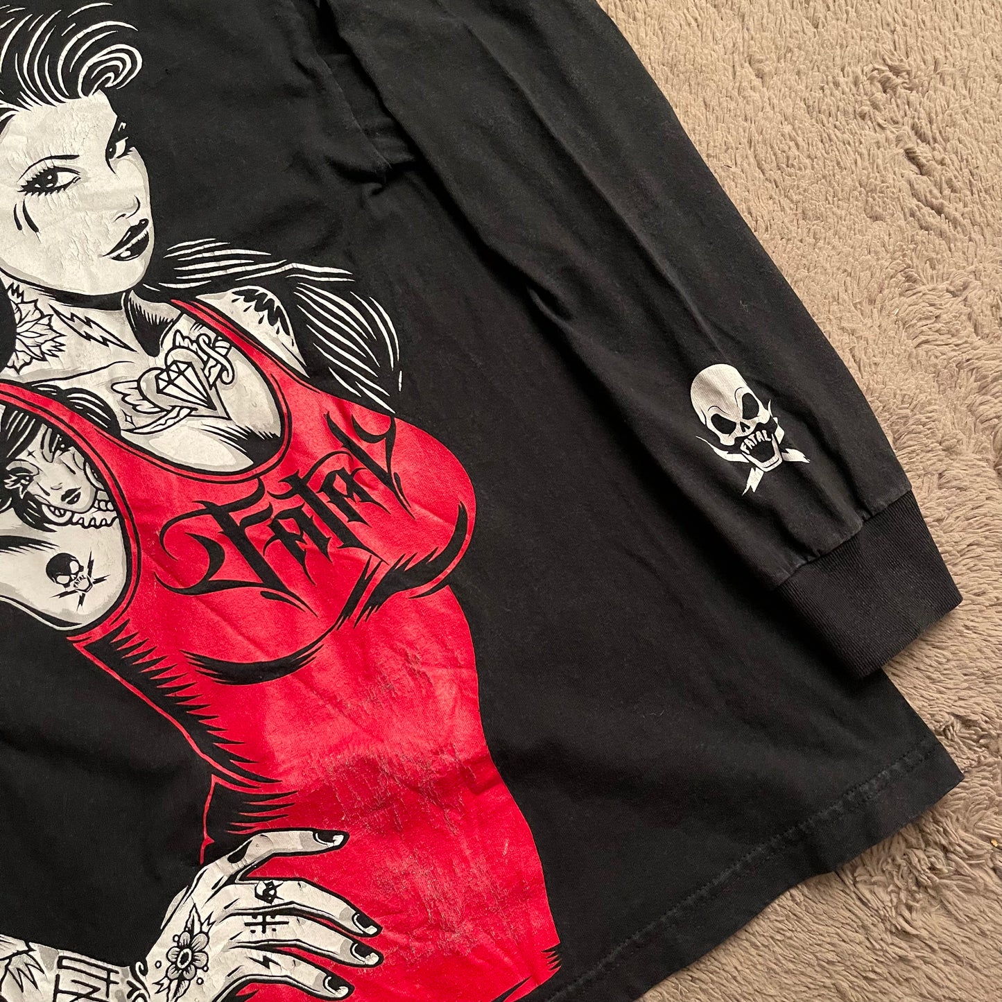 Mexican Chola Fatal Vintage Long Sleeves Shirt (M)
