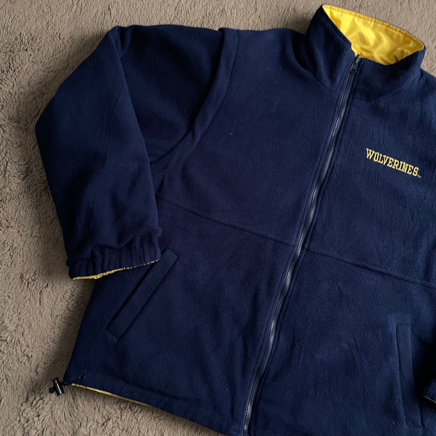 MICH Michigan Wolverines 4-Way Reversible Jacket/Vest (L)