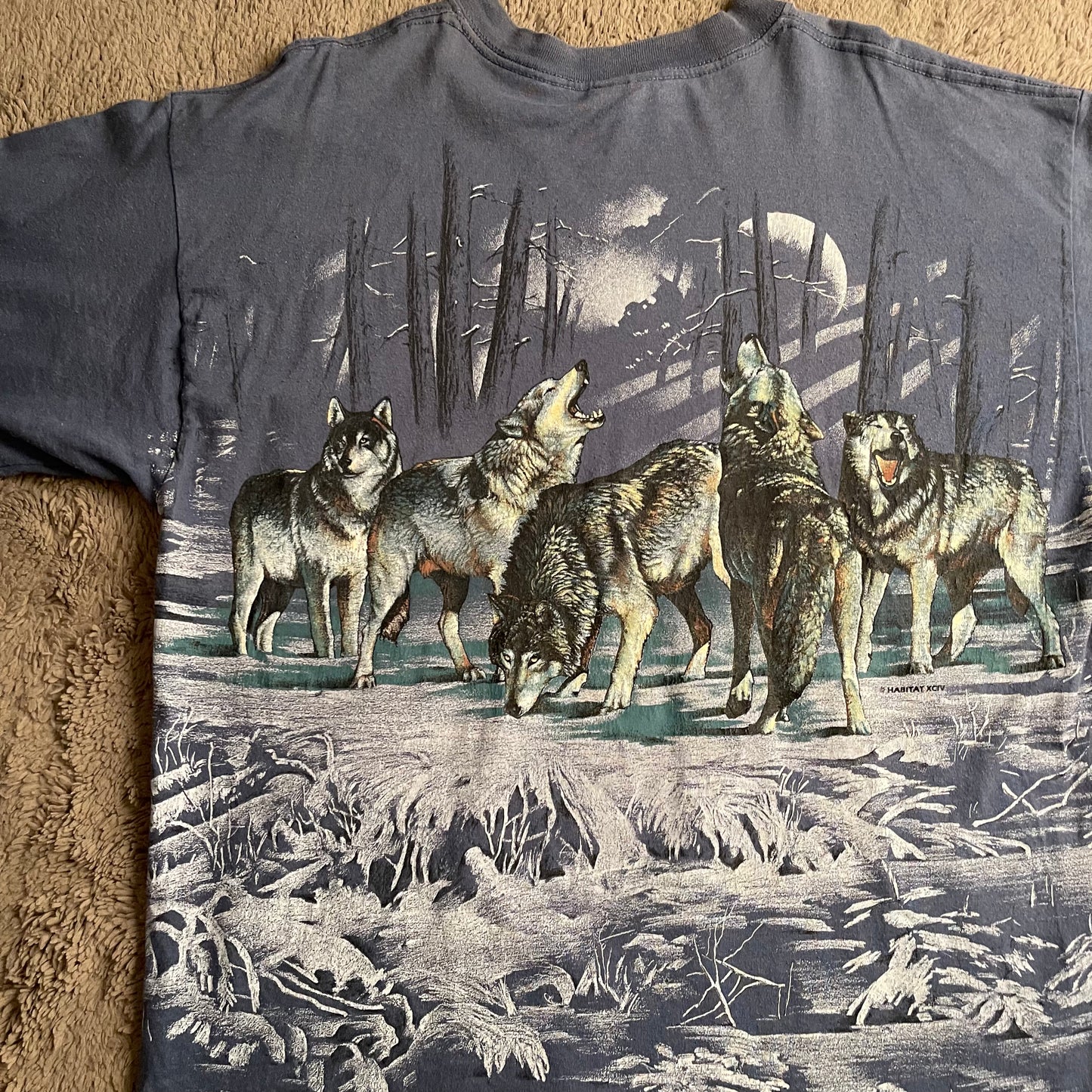 AOP Howling Wolves Graphic Tee (XL)