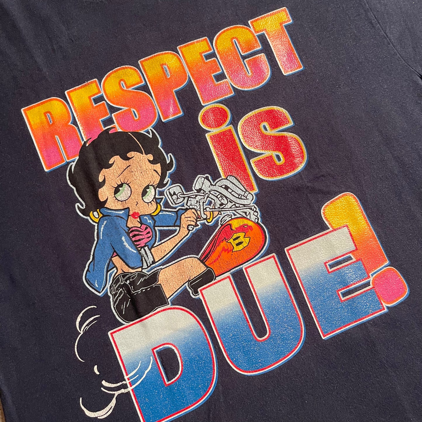Betty Boop "Respect Is Due" Tee (XL)