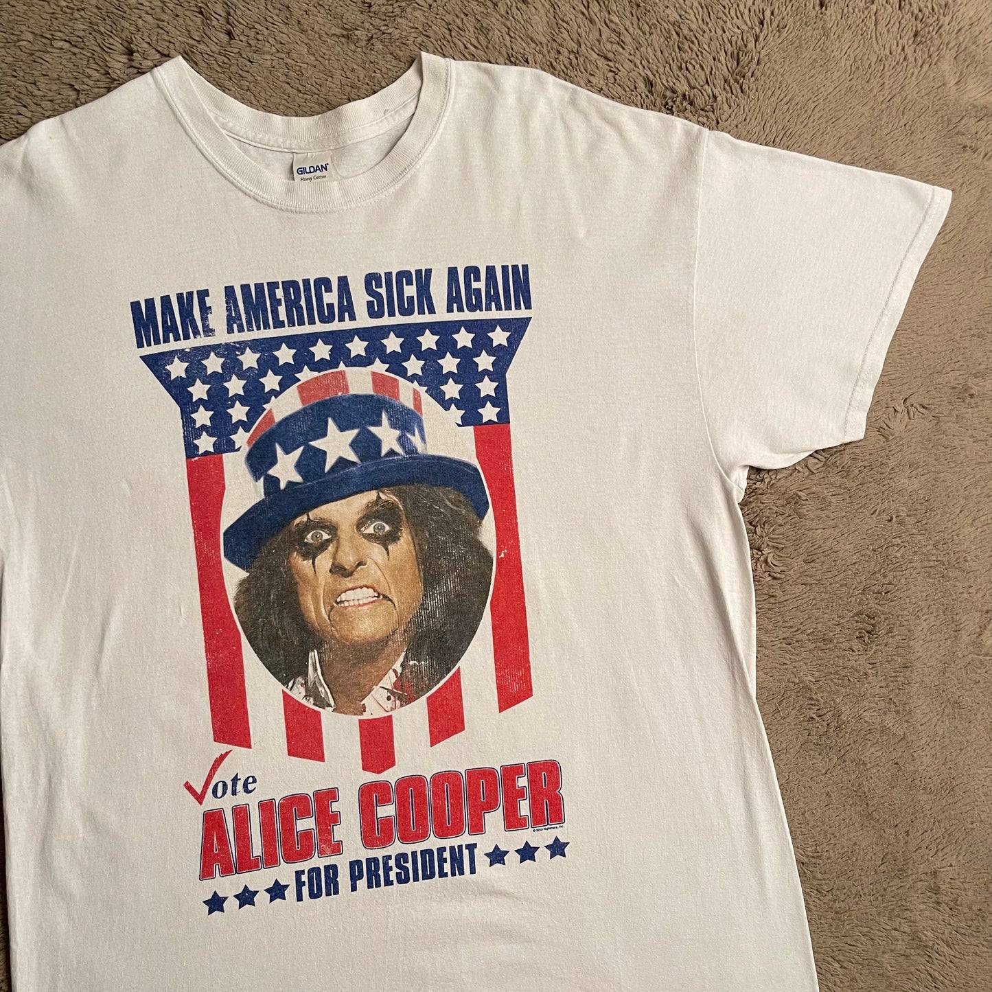 Alice Cooper For President Tee (XL)