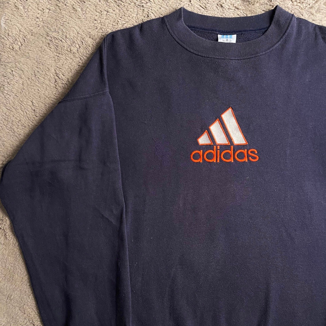 90's Vintage Embroidered Adidas Sweatshirt (XL)