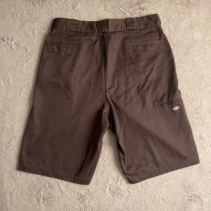 Dickies Chocolate Brown Knee Length Bermuda Shorts (W38)