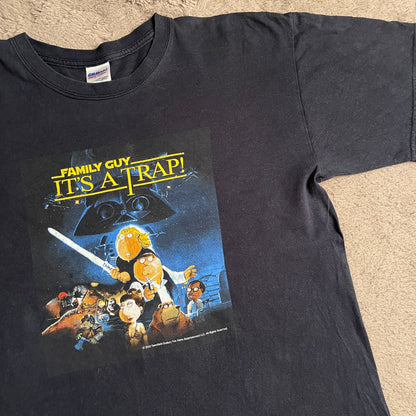 2010 Family Guy x Star Wars "It's a Trap" Graphic Tee (L)