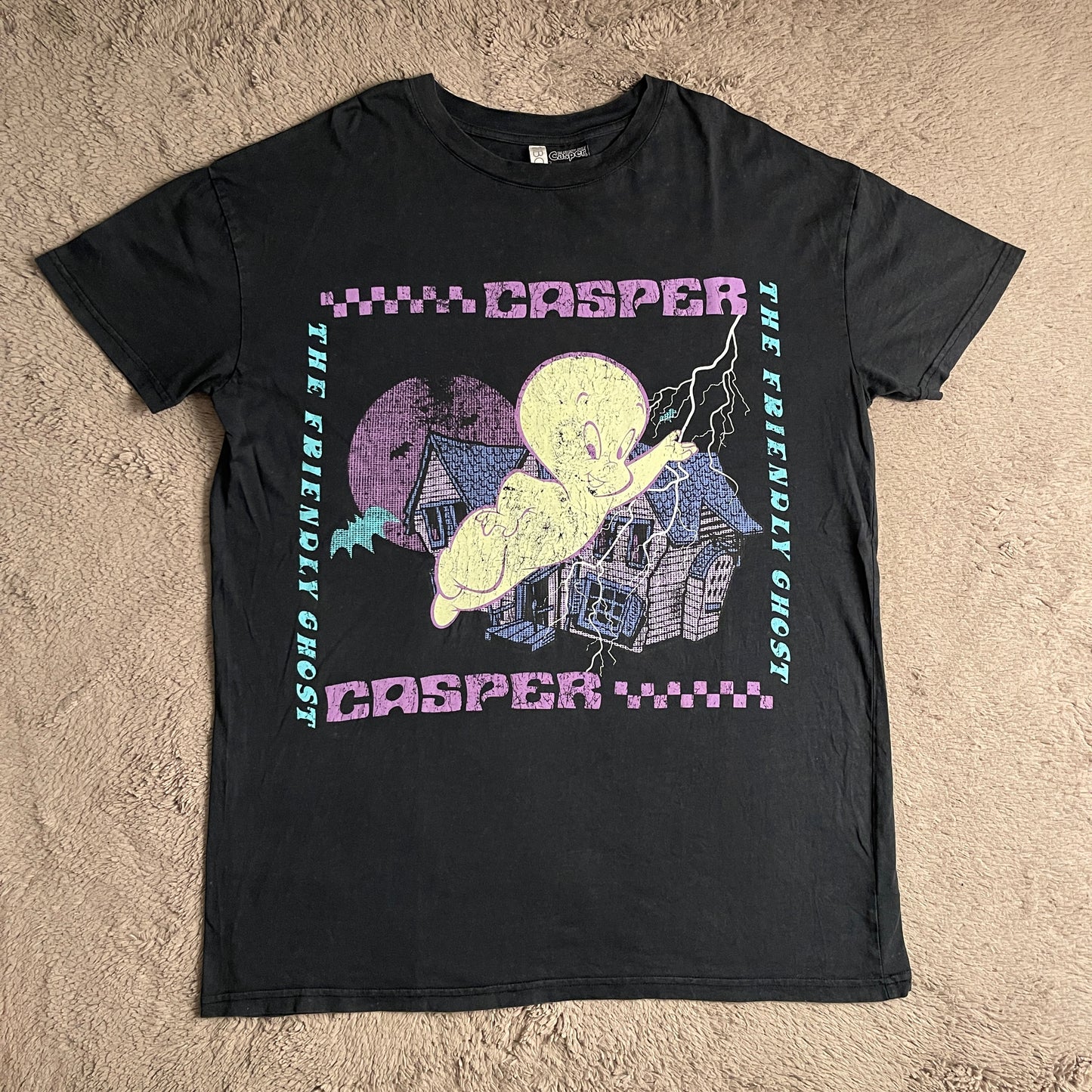 Glow in the Dark Casper Graphic Tee (2XL)