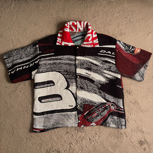 Nascar Woven Tapestry Short Sleeve Jacket (XL)