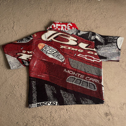 Nascar Woven Tapestry Short Sleeve Jacket (XL)